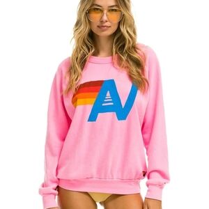NWOT Aviator Nation Pink Sweatshirt